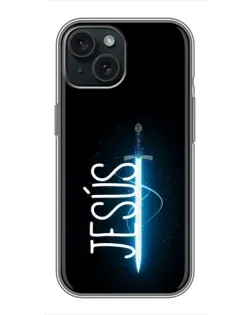Чохол для iPhone 14 з картинкою «Меч Духа Jesus»