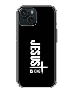 Чохол для iPhone 14 з картинкою «Вертикаль віри Jesus»