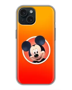 Чохол для iPhone 14 з картинкою «Mickey в колі»