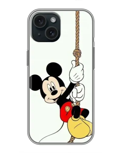 Чохол для iPhone 14 з картинкою «Mickey на канаті»