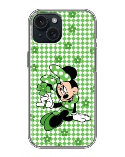 Чохол для iPhone 14 з картинкою «Mickey в клітинку»