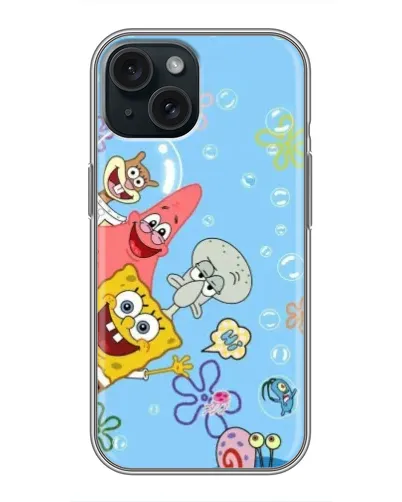 Чохол для iPhone 14 з картинкою «Веселі бульбашки»