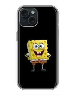 Чохол для iPhone 14 з картинкою «Класичний Губка Боб»