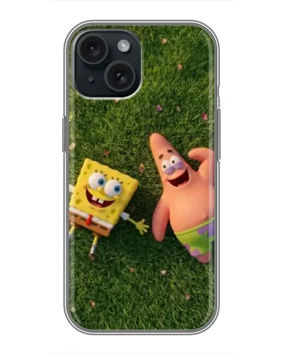 Чехол для iPhone 14 с картинкой «Друзья на лужайке» Чехол для iPhone 14 с картинкой «Друзья на лужайке»