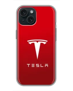 Чохол для iPhone 14 з картинкою «Tesla Red Classic» Чохол для iPhone 14 з картинкою «Tesla Red Classic»