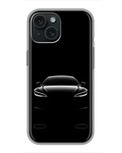 Чохол для iPhone 14 з картинкою «Силует Tesla Night» Чохол для iPhone 14 з картинкою «Силует Tesla Night»