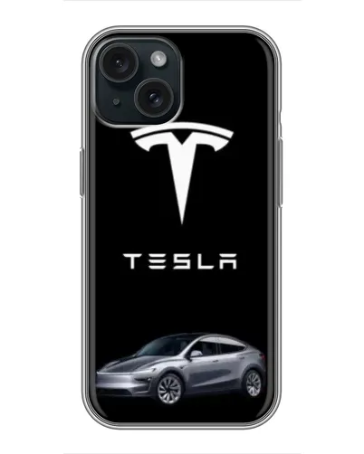 Чохол для iPhone 14 з картинкою «Tesla Model Y»