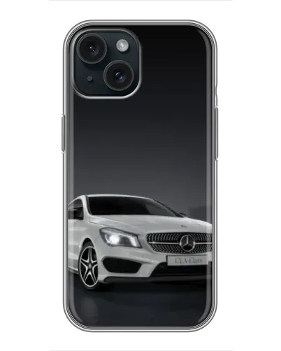 Чохол для iPhone 14 з картинкою «Mercedes AMG GT Silver»