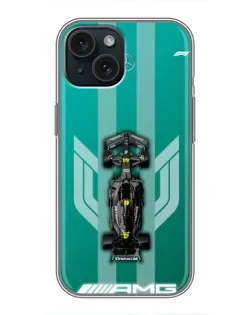 Чохол для iPhone 14 з картинкою «Mercedes AMG Petronas»