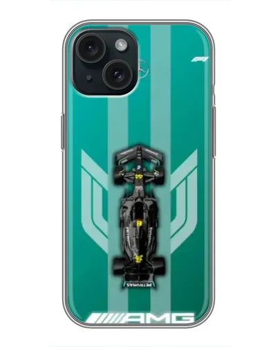 Чохол для iPhone 14 з картинкою «Mercedes AMG Petronas»