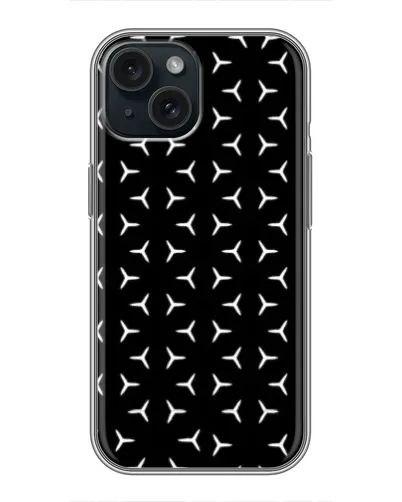 Чехол для iPhone 14 с картинкой «Mercedes паттерн звезд» Чехол для iPhone 14 с картинкой «Mercedes паттерн звезд»