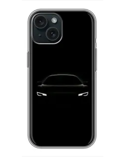 Чохол для iPhone 14 з картинкою «Погляд Audi у темряві»