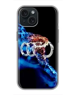 Чохол для iPhone 14 з картинкою «Енергія лого Audi»