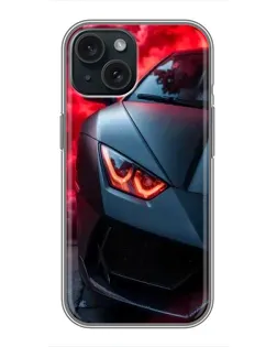 Чохол для iPhone 14 з картинкою «Lamborghini червоне сяйво» Чохол для iPhone 14 з картинкою «Lamborghini червоне сяйво»
