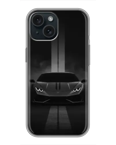 Чохол для iPhone 14 з картинкою «Lamborghini симетрія доріг»
