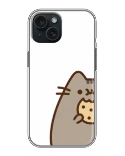Чохол для iPhone 14 з картинкою «Пушин з печивом»