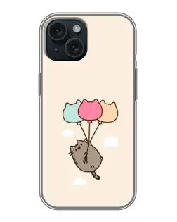 Чохол для iPhone 14 з картинкою «Пушин на кульках»