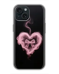 Чохол для iPhone 14 з картинкою «Димчасте серце»