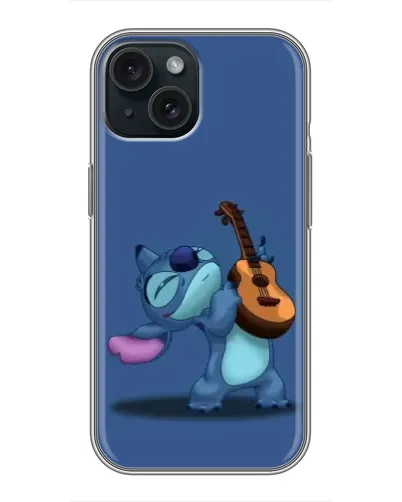 Чехол для iPhone 14 с картинкой «Стич с укулеле» Чехол для iPhone 14 с картинкой «Стич с укулеле»