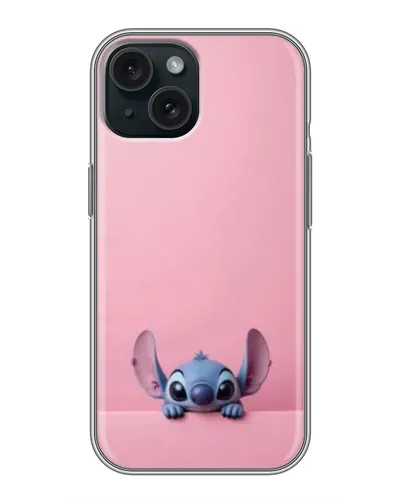Чехол для iPhone 14 с картинкой «Stitch выглядывает» Чехол для iPhone 14 с картинкой «Stitch выглядывает»