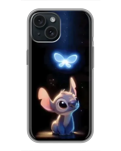 Чехол для iPhone 14 с картинкой «Сияющий Стич» Чехол для iPhone 14 с картинкой «Сияющий Стич»