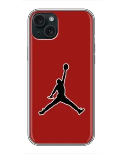 Чохол для iPhone 14 Plus з картинкою «Jordan Red Back»
