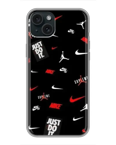 Чохол для iPhone 14 Plus з картинкою «Nike Mix Pattern»