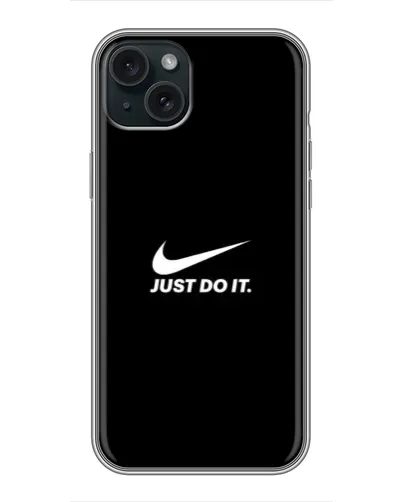 Чохол для iPhone 14 Plus з картинкою «Мінімалізм від Nike» Чохол для iPhone 14 Plus з картинкою «Мінімалізм від Nike»