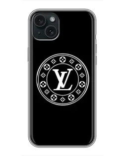 Чохол для iPhone 14 Plus з картинкою «LV — печатка стилю»
