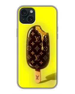 Чохол для iPhone 14 Plus з картинкою «Морозиво від LV»