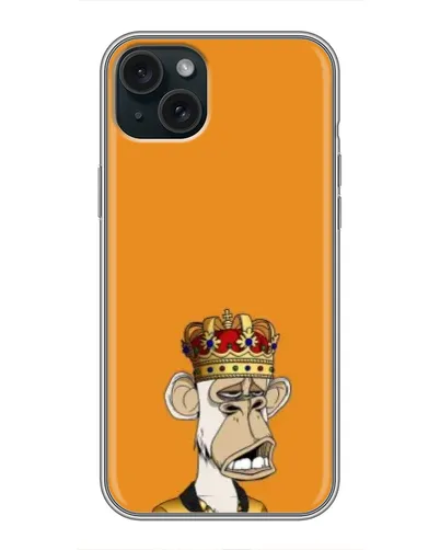 Чохол для iPhone 14 Plus з картинкою «Золота мавпа Bored Ape»