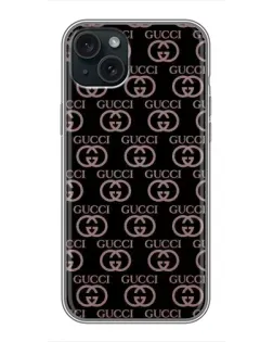 Чохол для iPhone 14 Plus з картинкою «Класична монограма Gucci»