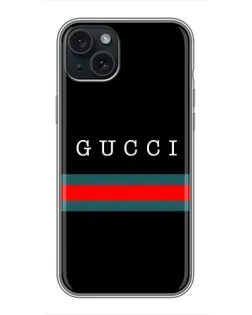 Чохол для iPhone 14 Plus з картинкою «Gucci — червоний пояс»