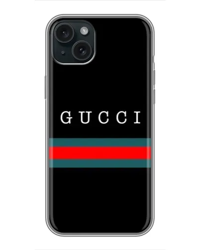 Чохол для iPhone 14 Plus з картинкою «Gucci — червоний пояс»