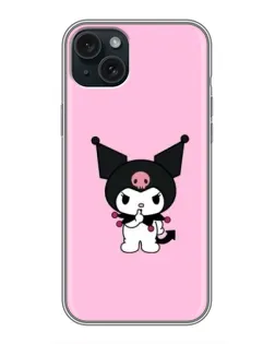 Чохол для iPhone 14 Plus з картинкою «Kuromi — рожева ніжність» Чохол для iPhone 14 Plus з картинкою «Kuromi — рожева ніжність»