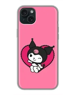 Чохол для iPhone 14 Plus з картинкою «Kuromi — любов у серці» Чохол для iPhone 14 Plus з картинкою «Kuromi — любов у серці»