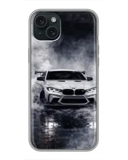 Чохол для iPhone 14 Plus з картинкою «BMW крізь туман»
