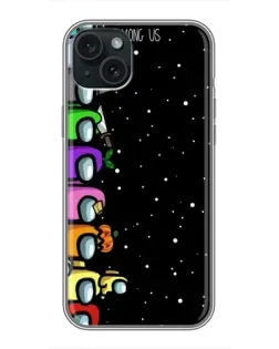 Чохол для iPhone 14 Plus з картинкою «Команда Among Us»