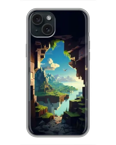 Чохол для iPhone 14 Plus з картинкою «Вид з печери» Чохол для iPhone 14 Plus з картинкою «Вид з печери»