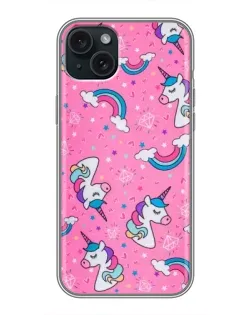 Чохол для iPhone 14 Plus з картинкою «Unicorn паттерн рожевий» Чохол для iPhone 14 Plus з картинкою «Unicorn паттерн рожевий»