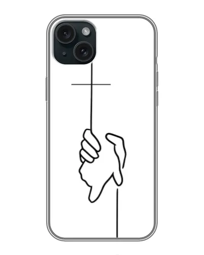Чохол для iPhone 14 Plus з картинкою «Рука тримає»
