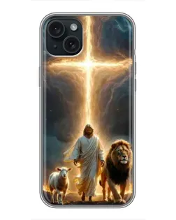 Чохол для iPhone 14 Plus з картинкою «Лев Юди та Світло»