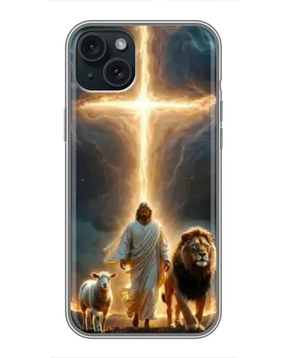 Чохол для iPhone 14 Plus з картинкою «Лев Юди та Світло»