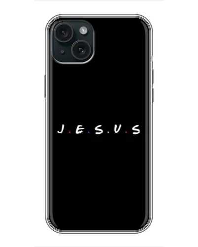 Чохол для iPhone 14 Plus з картинкою «Крапки віри J.E.S.U.S.»