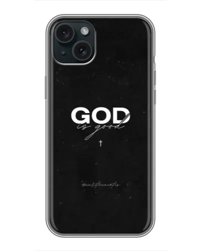 Чохол для iPhone 14 Plus з картинкою «GOD — Бог над усім»