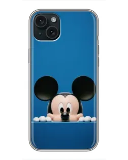 Чохол для iPhone 14 Plus з картинкою «Міккі виглядає» Чохол для iPhone 14 Plus з картинкою «Міккі виглядає»