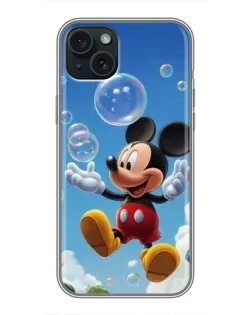 Чохол для iPhone 14 Plus з картинкою «Mickey та мильні бульбашки» Чохол для iPhone 14 Plus з картинкою «Mickey та мильні бульбашки»