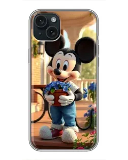 Чохол для iPhone 14 Plus з картинкою «Міккі садівник»
