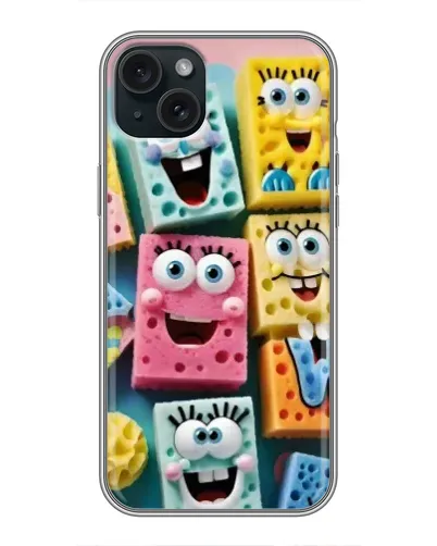 Чохол для iPhone 14 Plus з картинкою «Кольорові губки»