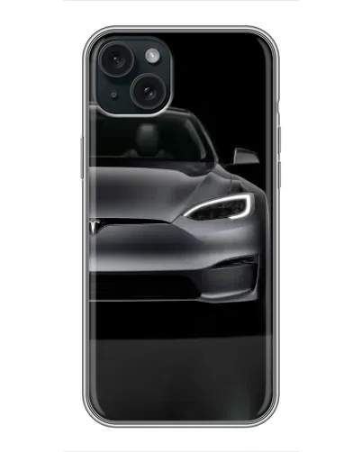 Чохол для iPhone 14 Plus з картинкою «Tesla Model S Look»